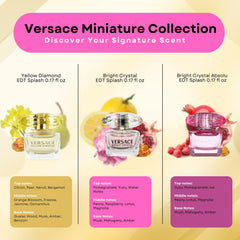 Versace miniatura conjunto regalo, empaque elegante para sorprender