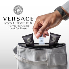 Versace Pour Homme set regalo, presentación elegante para sorprender.