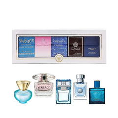 Versace set de perfumes: botellas elegantes para uso diario y ocasiones especiales.