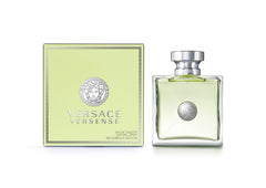 Versace Versense, botella frontal, perfume elegante para uso diario