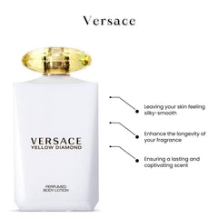Versace Yellow Diamond, fragancia duradera que perfuma la piel durante todo el día.