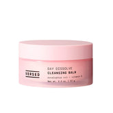 Versed Day Dissolve bálsamo desmaquillante derrite maquillaje para piel limpia.