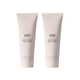 Versed Press Restart loción corporal, paquete dos, hidratación suave para piel seca.