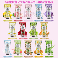 Travel-friendly 70-pack hand creams for on-the-go hydration