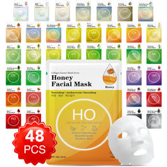VESPRO Collagen Essence Sheet Mask 48-pack box, ready for daily hydration and soothing skincare.