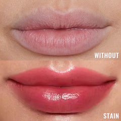 Tinte labial 2-en-1 de Vevivia Beauty hidrata y colorea al mismo tiempo.