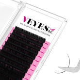 VEYES INC extenciones de volumen clásico 0-03-0-20, rizo C para look natural.