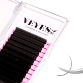 VEYES INC Pestañas cashmere en bandeja CC 8-16 mm para volumen natural.