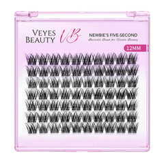 VEYESBEAUTY grupos de pestañas para novatas, uso rápido y sencillo