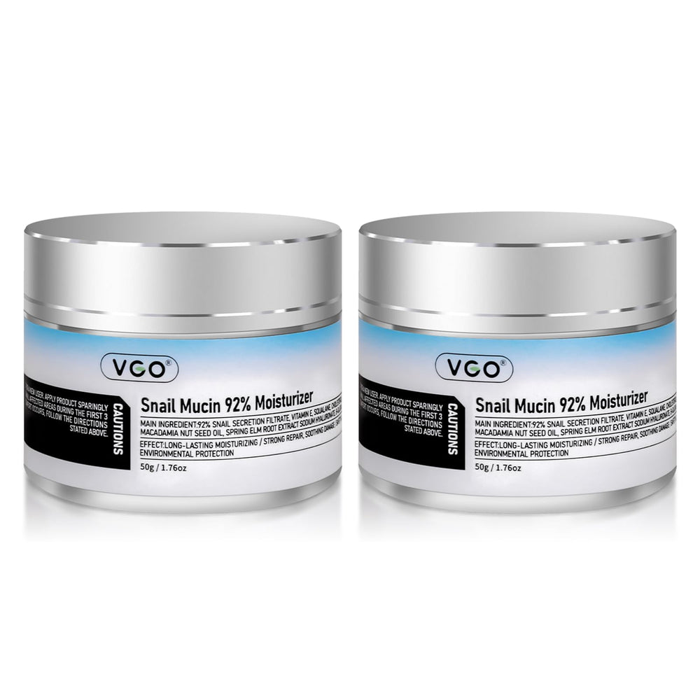 VGO par de cremas con mucina de caracol al 92% para regeneración celular