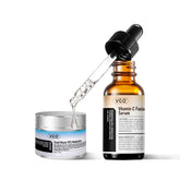 Sérum vitamine C VGO en bouteille, hydratation et éclat du teint.