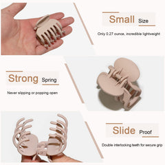 Clips mate Viabty para fijar peinados simples y elegantes.