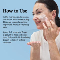 Crema Hidratante ligera de Vibriance, absorción rápida para piel suave y humectada.