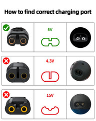 Vicgee cargador rápido 5V para Philips Norelco, trasero, diseño compacto para viaje.