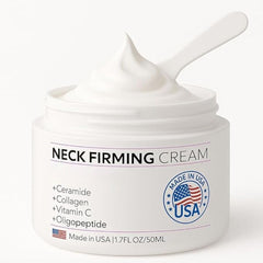 VicGFHS crema cuello firme en botella, hidratación diaria para cuello y rostro.
