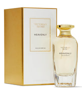 Victoria's Secret Heavenly frasco dorado, aroma lujoso para ocasiones especiales.