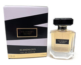 Victoria's Secret Scandalous EDP bottle closeup showing fruity-floral allure for daily wear
