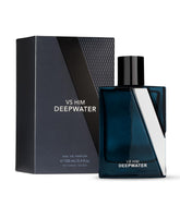 Victoria's Secret VS Him Deepwater, botella frontal, aroma fresco para uso diario y confianza.