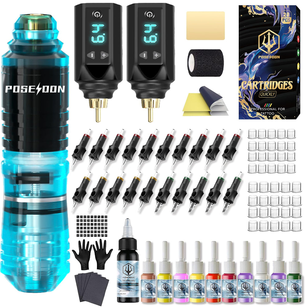 Vidattx Poseidon stylo tatouage, outil léger et précis pour débutants