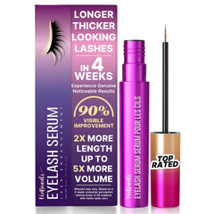 VieBeauti lash serum bottle promoting nourished, fuller lashes.