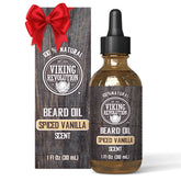 Viking Revolution Aceite para barba: botella con argán y jojoba, nutrición para la barba.