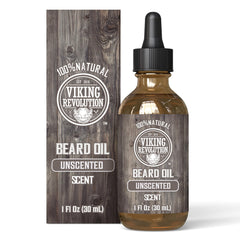 Viking Revolution aceite para barba sin perfume mejora suavidad y control de la barba