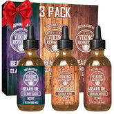 Viking Revolution Aceite Barba Trio: fragancias naturales para una barba mejor cuidada