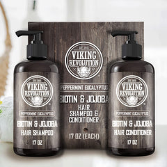 Acondicionador con jojoba de Viking Revolution, acabado suave y manejable.