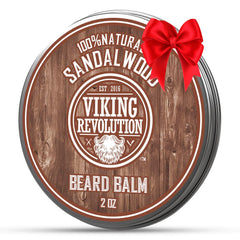 Balsamo Viking Revolution para barba con aroma a sándalo, listo para usar