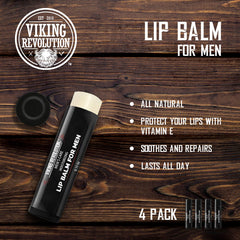 Bálsamo labial Viking Revolution con textura suave para uso diario.