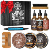 Viking Revolution kit barba aceites sándalo para hidratación suave.
