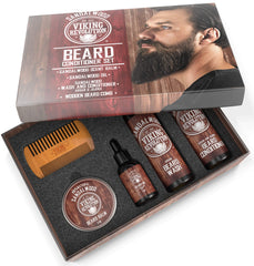 Barba Viking Revolution: bálsamo en lata con sándalo, hidratación para la barba.