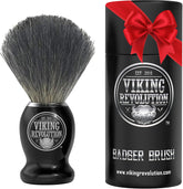 Brocha Viking Revolution con pelo de tejón para un afeitado húmedo suave