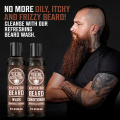 Espuma densa del champú para barba para lavado profundo