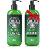 Champú Viking Revolution de árbol de té en botella 17oz para cabello hidratado