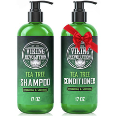 Champú Viking Revolution de árbol de té en botella 17oz para cabello hidratado