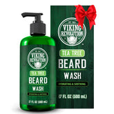 Viking Revolution champú barba árbol de te para suavidad y limpieza diaria