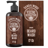 Champú para barba Viking Revolution con argán y jojoba, hidrata y suaviza
