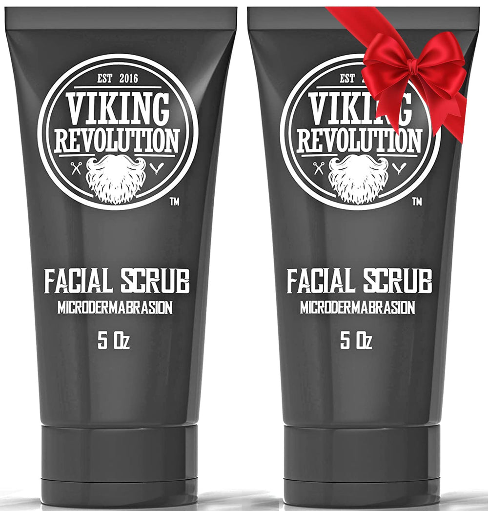 Viking Revolution exfoliante facial masculino para una exfoliación suave y poros limpios.