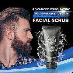 Viking Revolution paquete 2 exfoliante facial masculino ideal para uso diario.