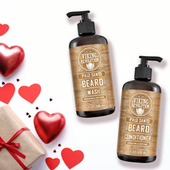 Set de barba de Viking Revolution: hidratación y nutrición para un aspecto saludable.