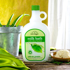 Village Naturals Bath Shoppe aroma te blanco y jazmín para relajación