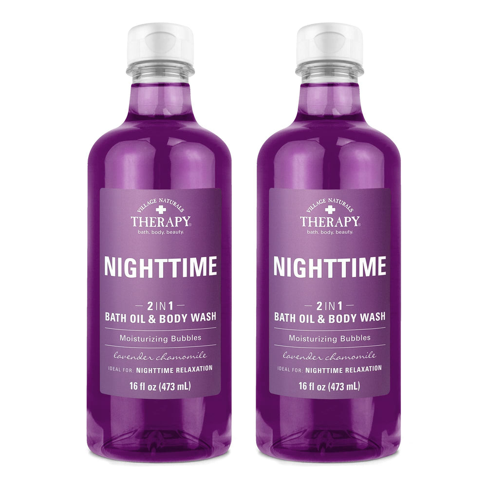Village Naturals Therapy bano espumoso lavanda camomila para relajación nocturna