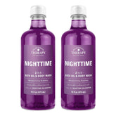 Village Naturals Therapy bano espumoso lavanda camomila para relajación nocturna