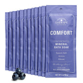 Village Naturals Therapy Comfort Mineral Bath Blueberry Citrus en paquetes para relajación en tina