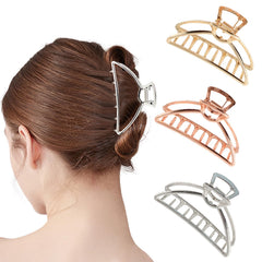 VinBee clips metálicos para cabello mediano, conjunto de tres, sujeción segura para peinados diarios.