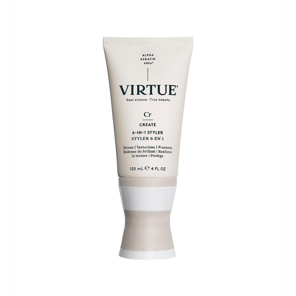 VIRTUE 6-en-1 Styler crema para peinado aporta suavidad y brillo.