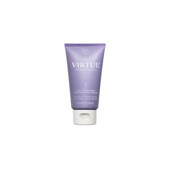 Acondicionador Virtue completo en botella, diseño elegante para cabello con volumen.