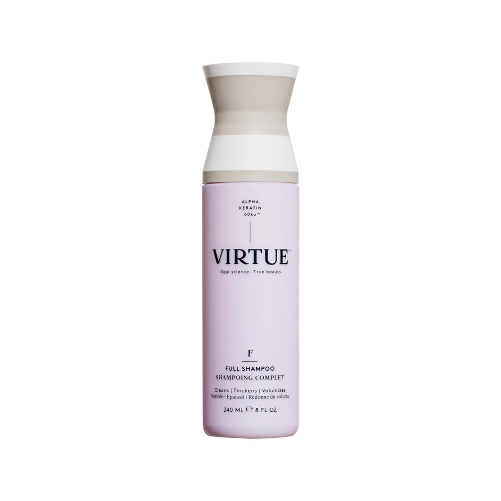 Virtue Champú Volumen – botella elegante para cabello fino