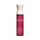 VIRTUE Frizz Block Spray: envase frontal y control suave del frizz.